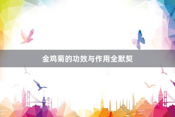 金鸡菊的功效与作用全默契